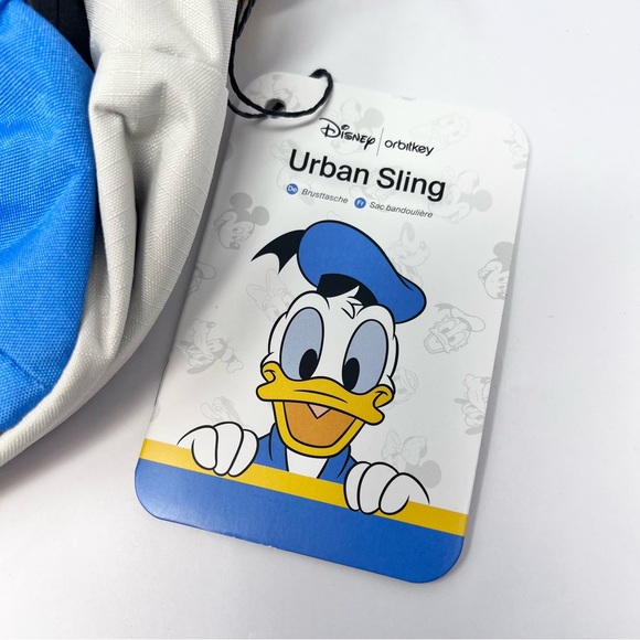 Disney x Orbitkey Urban Sling Bag Donald Duck Collaborative Travel Crossbody - Picture 9 of 16